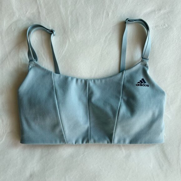 Adidas Aeroready Bra XS Light Blue - Picture 1 of 4